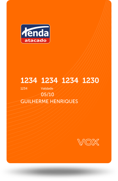 Cartão Tenda Pessoa Física
