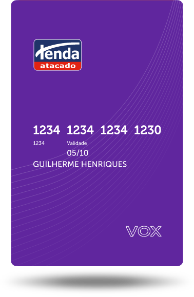 Cartão Tenda Funcionário