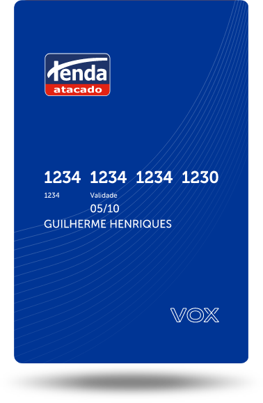Cartão Tenda Pessoa Jurídica
